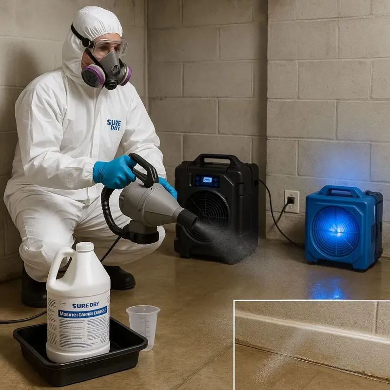 Sanitization and Odor Removal process in Kingsville, MD